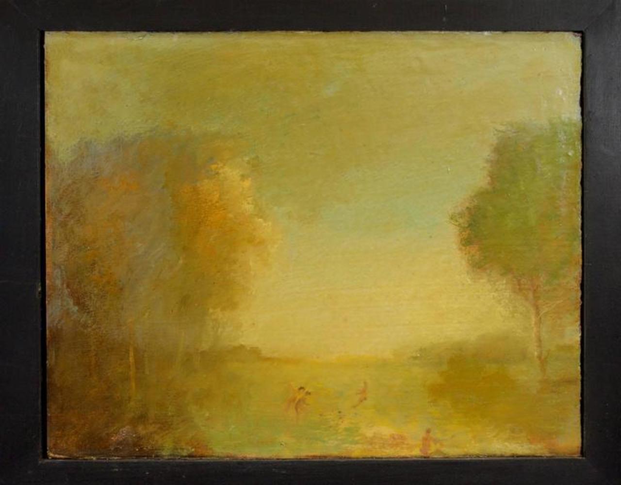 Early 20th Century Pair of Oil Paintings by Walter Us For Sale