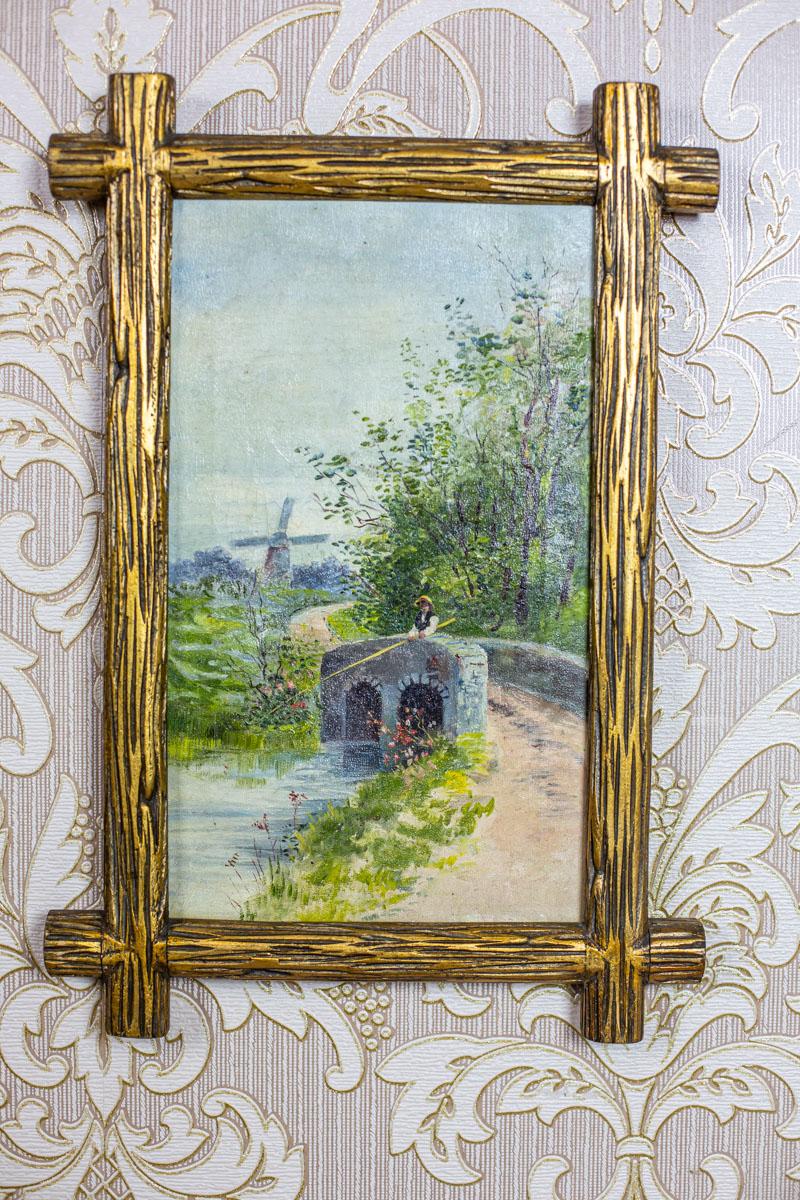 Pair of Oil Paintings, circa Before 1939 In Good Condition In Opole, PL