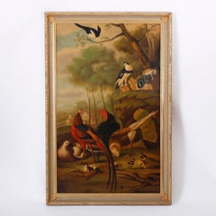 Pair of Oil Paintings of Various Birds