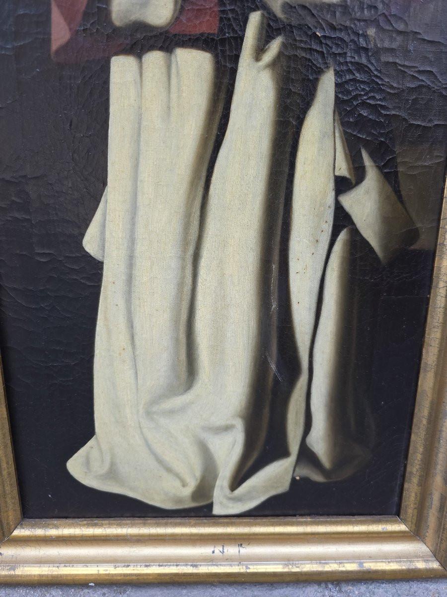 Toile Paire de peintures à l'huile sur toile - Suiveur de Zurbarán - 17e siècle en vente