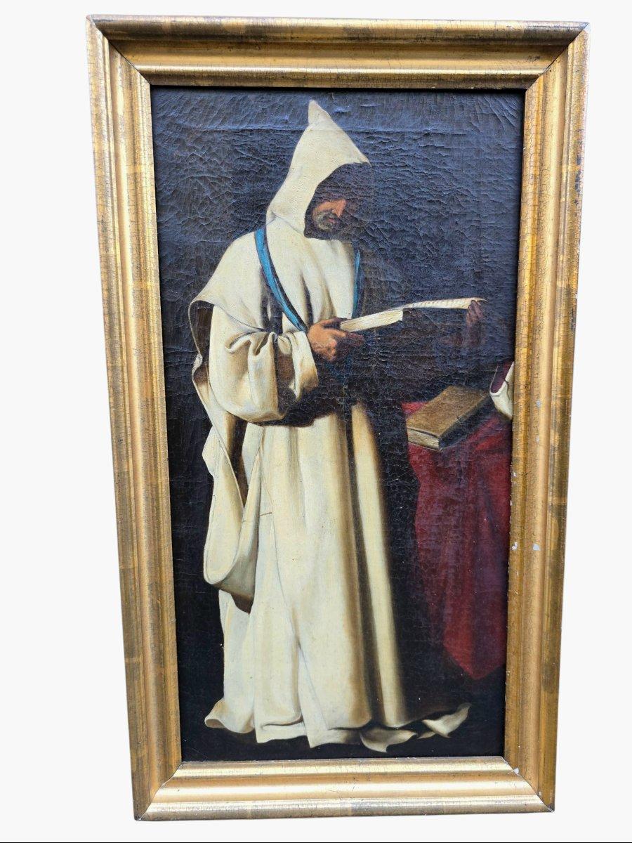 Paire de peintures à l'huile sur toile - Suiveur de Zurbarán - 17e siècle en vente 1