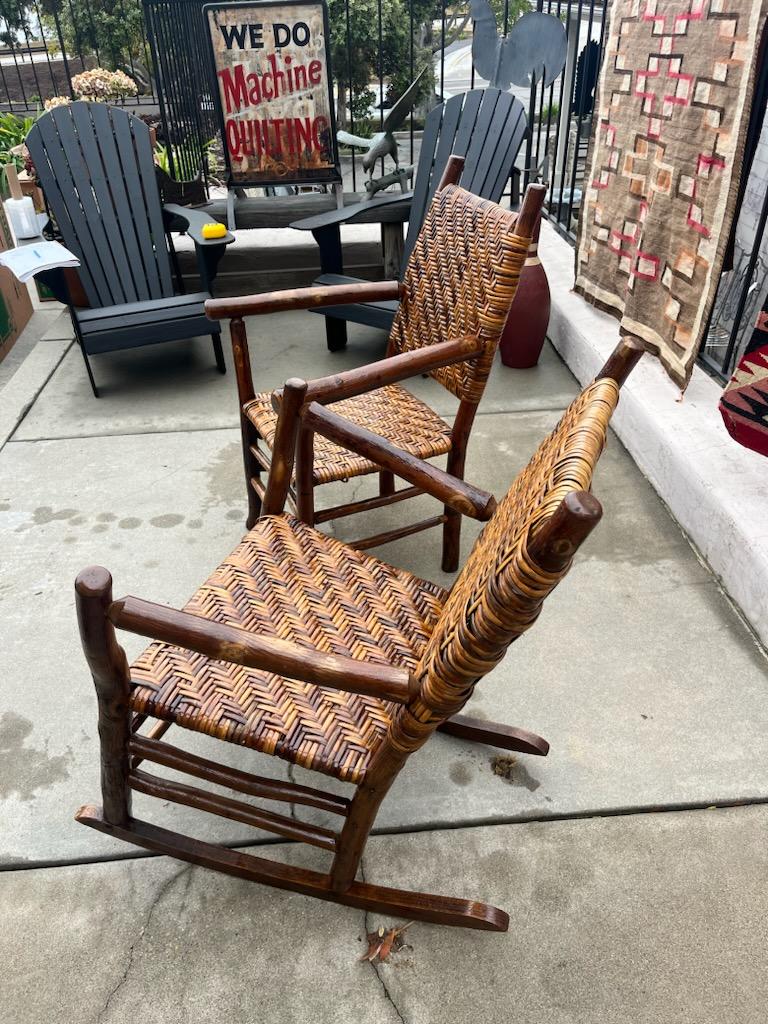 Set di sedie e dondoli in legno di Old Hickory del 1930 in vendita 5
