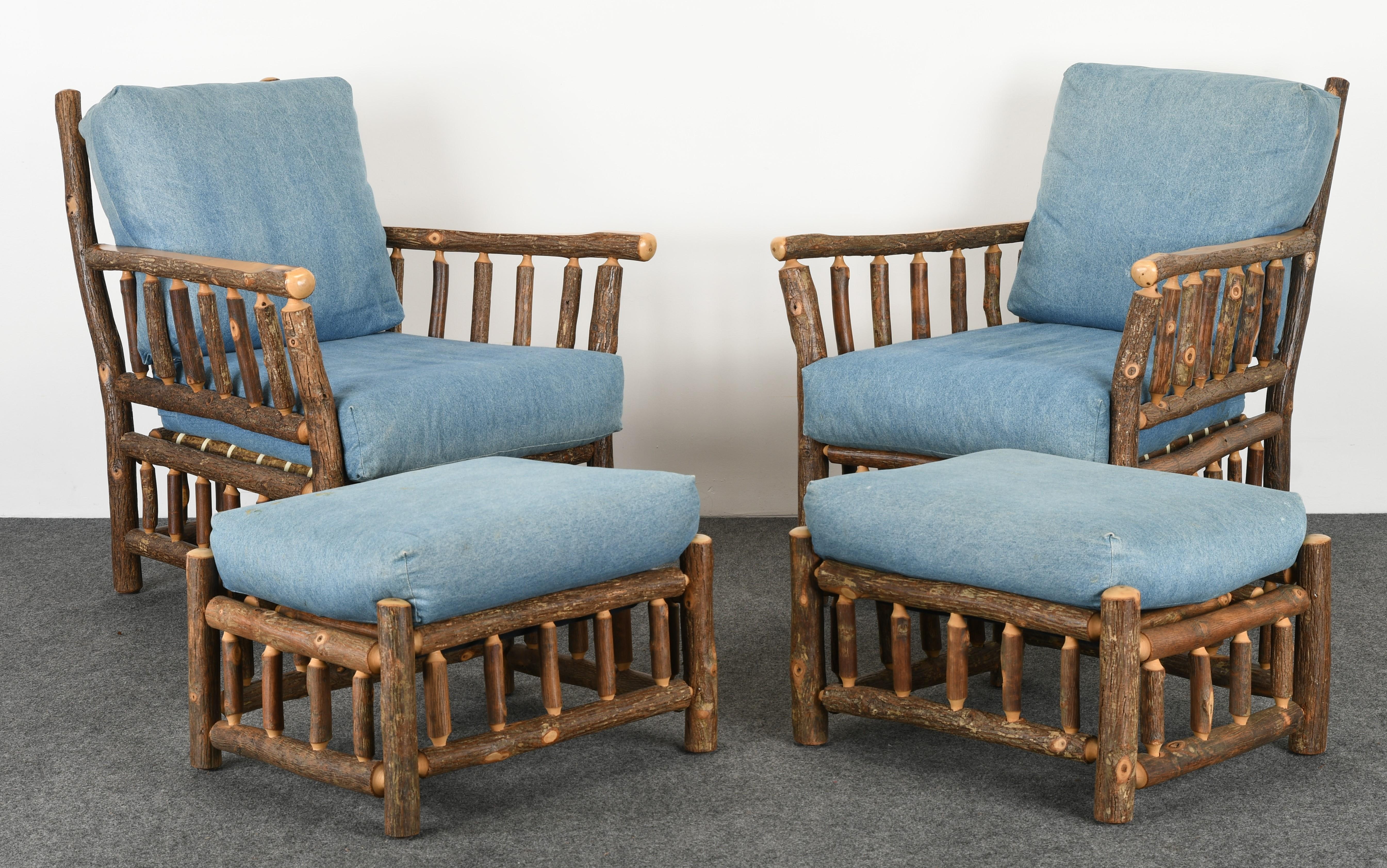 Adirondack Pair of Old Hickory 