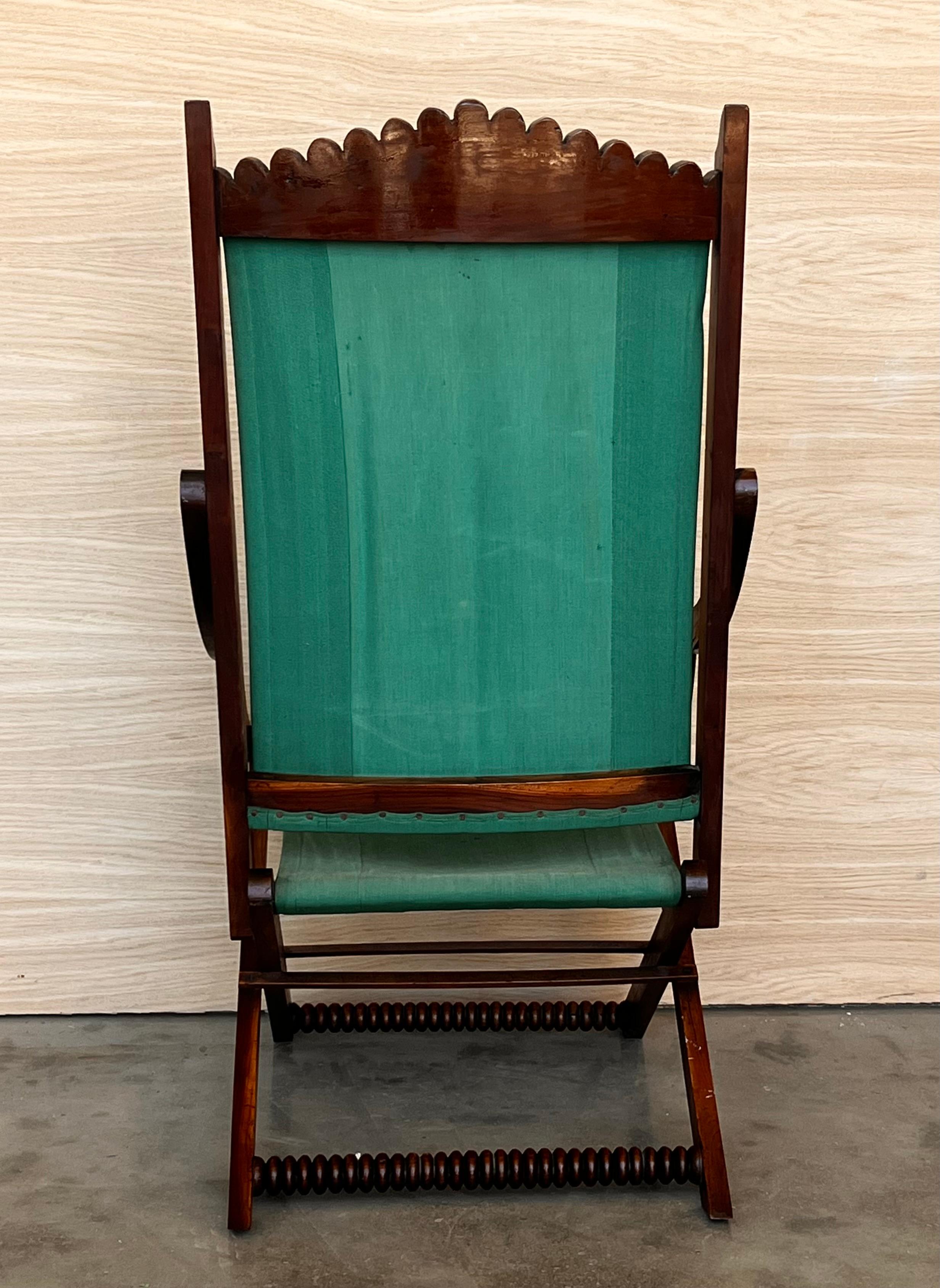 Paire de fauteuils bas en bois de style Old Hickory en vente 4