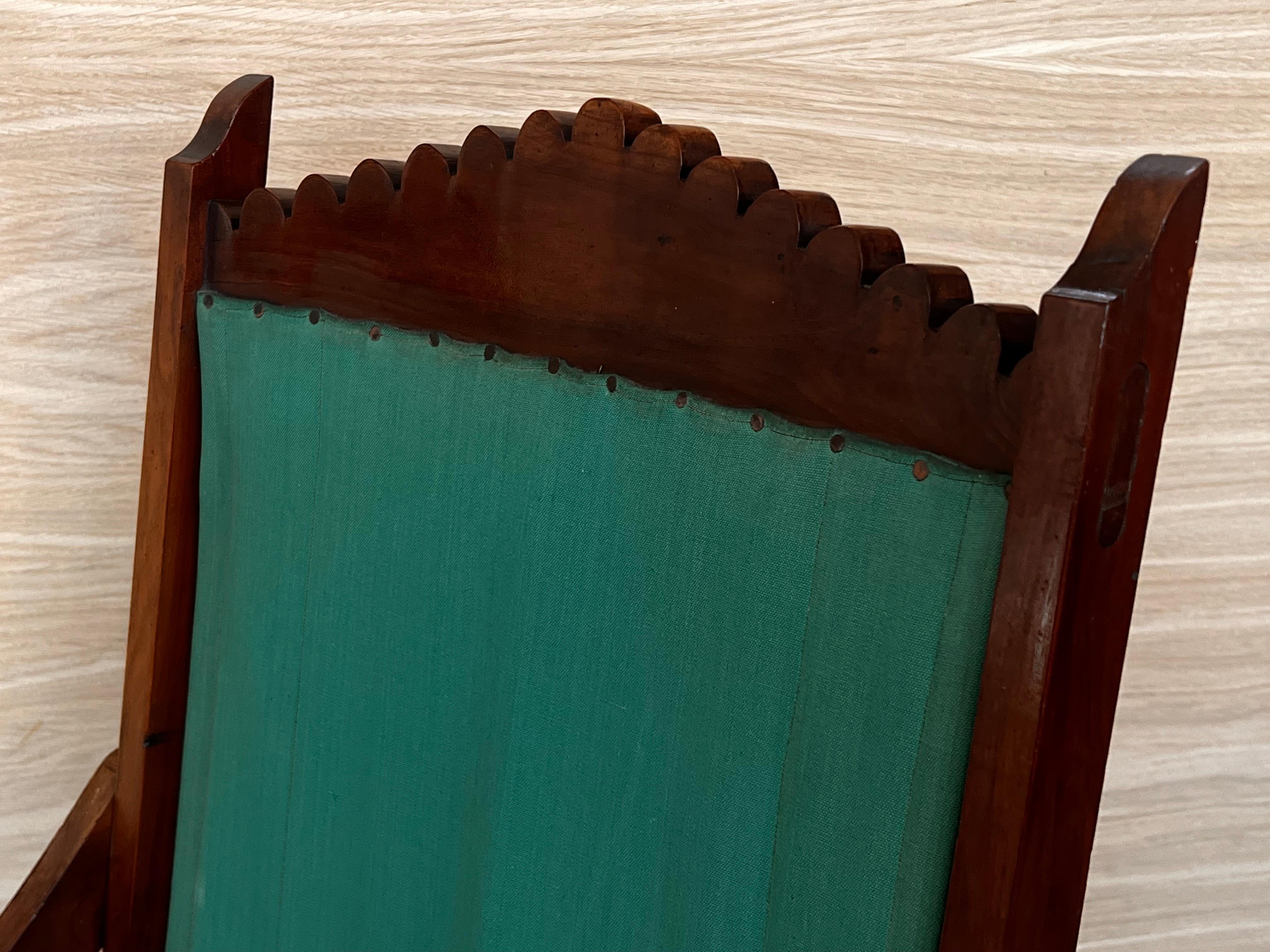 Paire de fauteuils bas en bois de style Old Hickory en vente 1