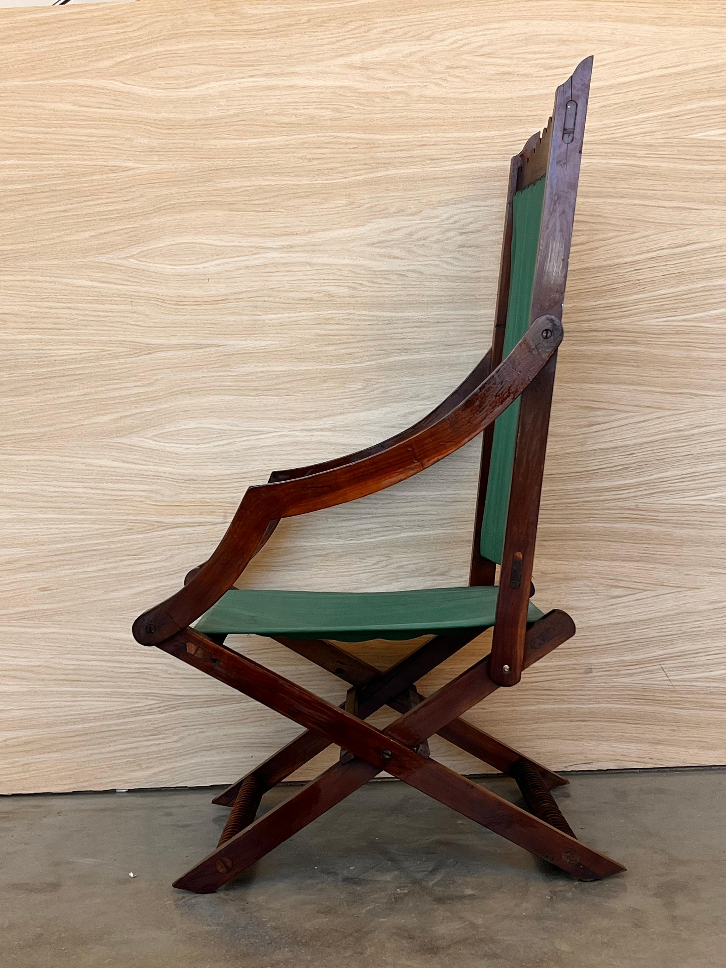 Paire de fauteuils bas en bois de style Old Hickory en vente 2