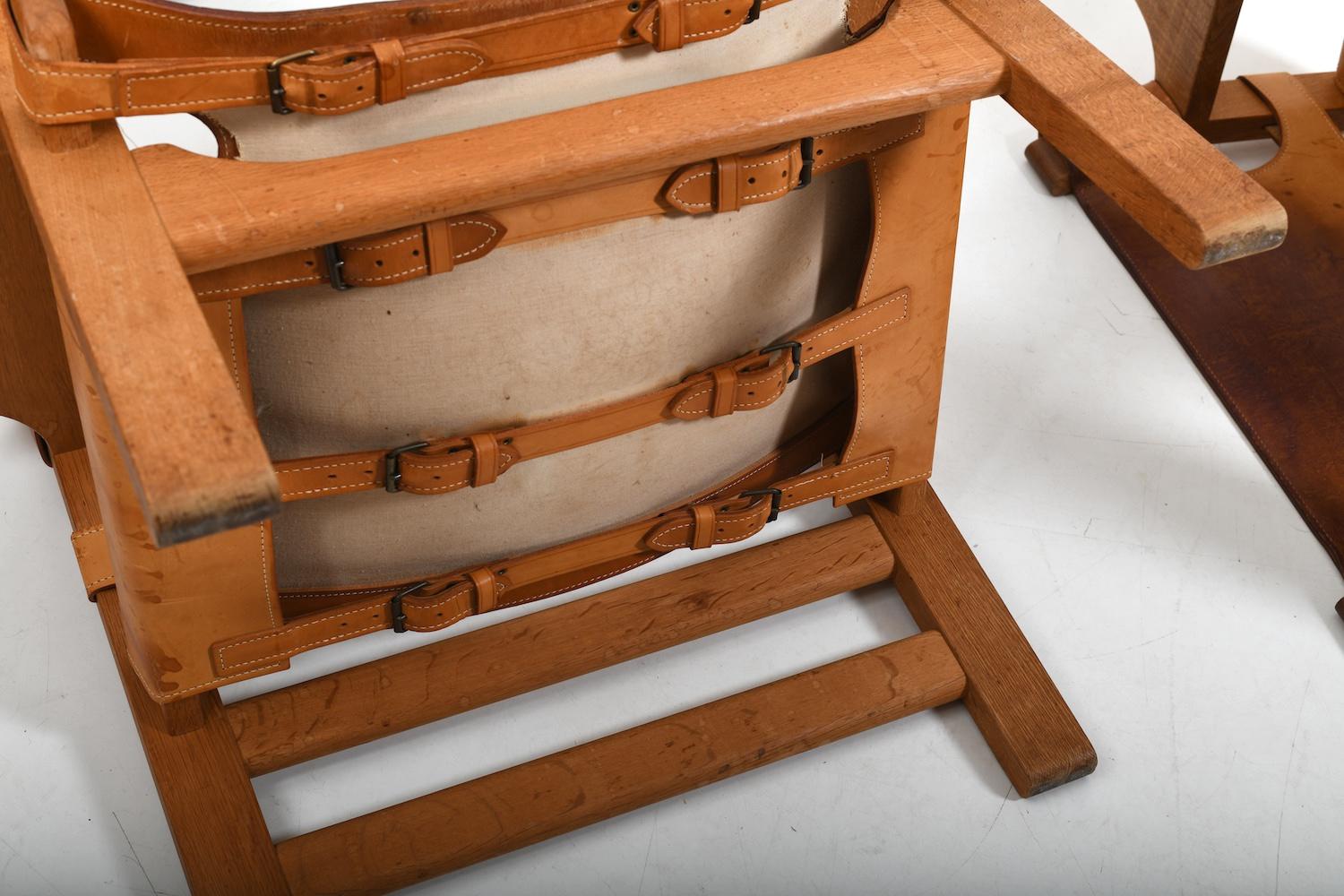 Paire de chaises espagnoles anciennes par Børge Mogensen début des années 1960 en vente 6