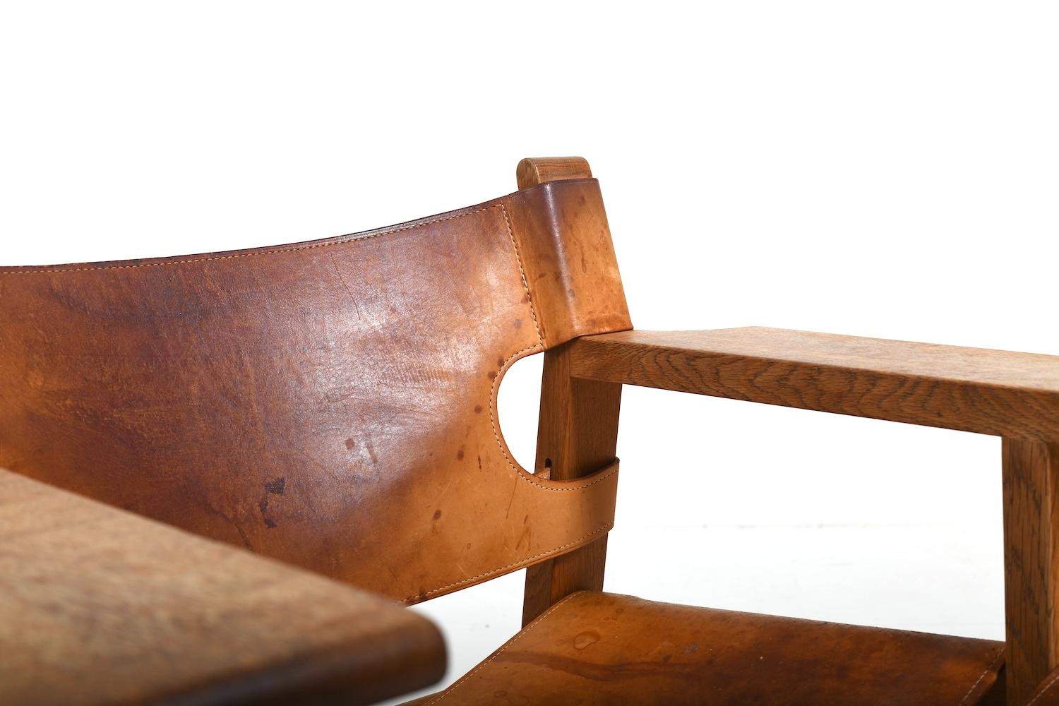 Paire de chaises espagnoles anciennes par Børge Mogensen début des années 1960 en vente 7