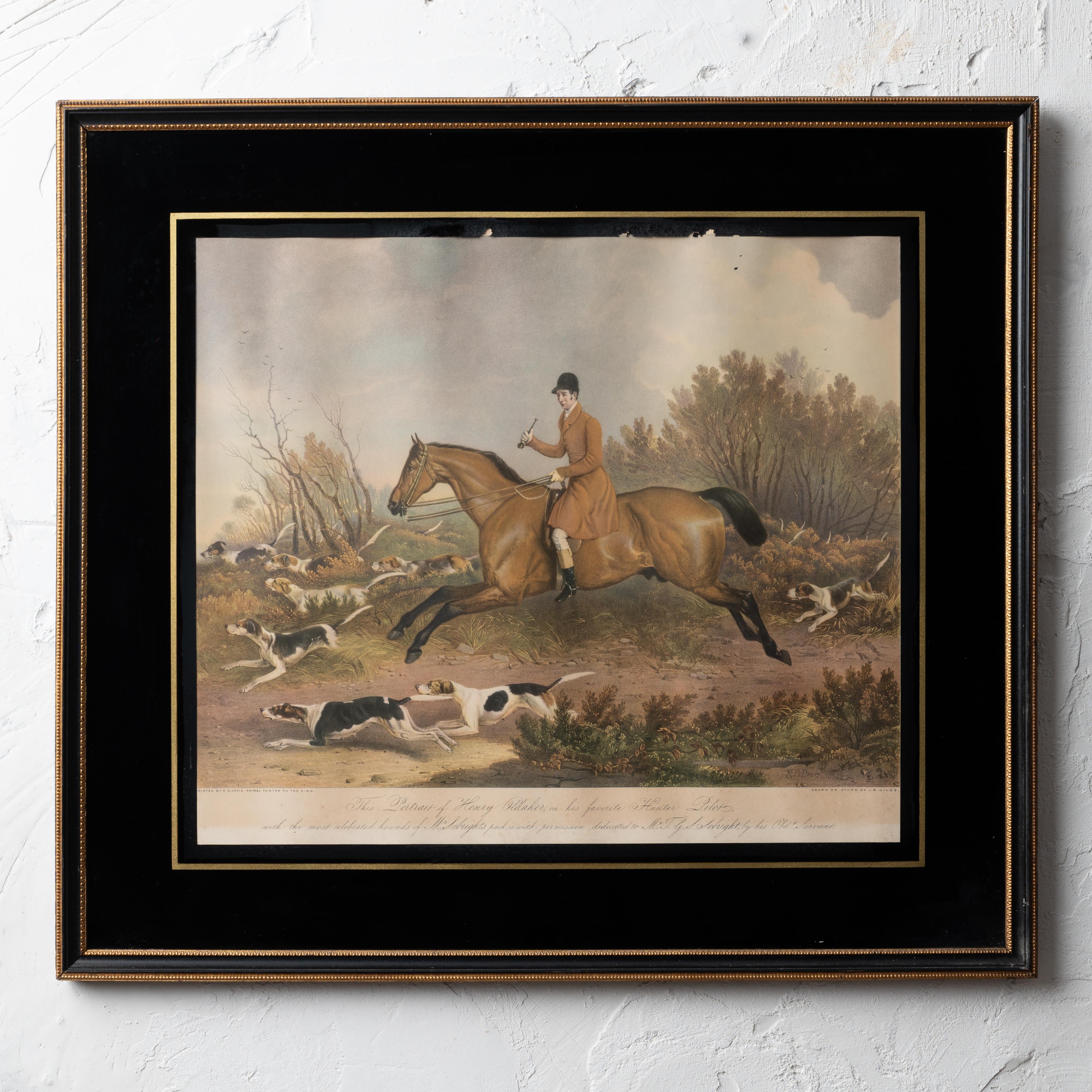 Paar Oldaker Hunt Drucke (Sonstiges) im Angebot