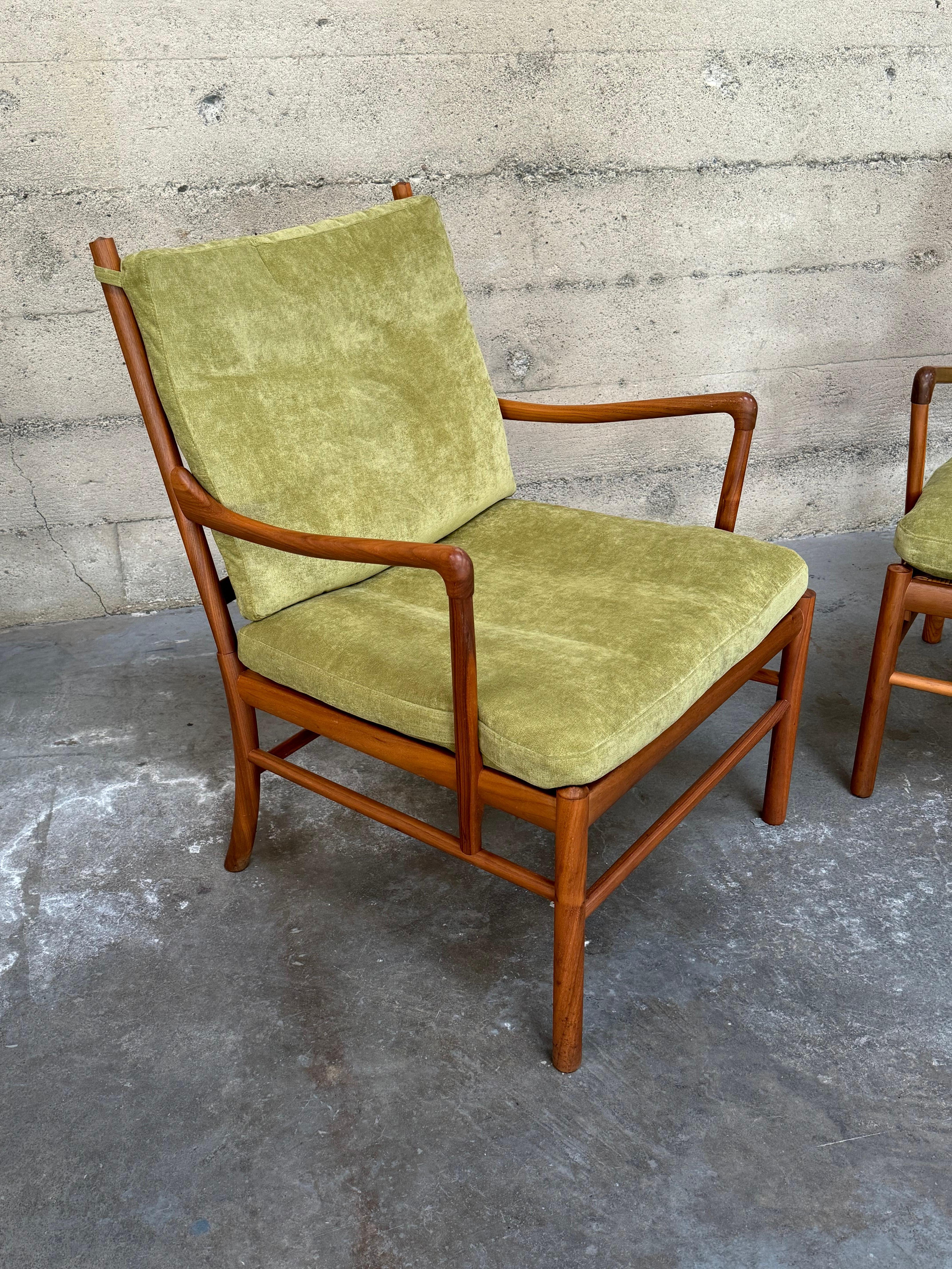 Danish Pair of Ole Wanscher Colonial Armchair Model 149 For Sale
