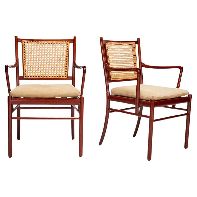 Pair of Ole Wanscher "Colonial" Armchairs  For Sale