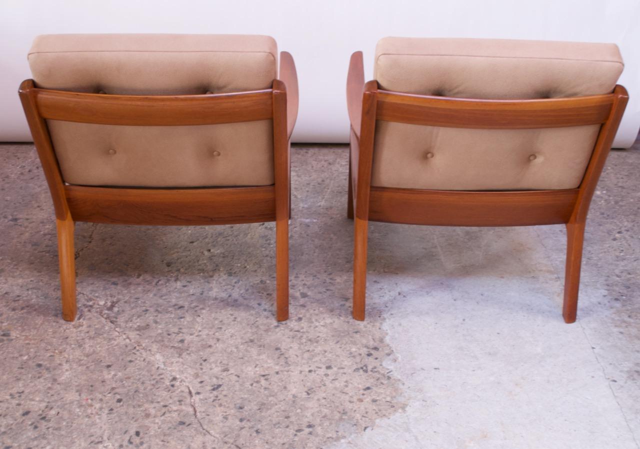 Paire de chaises Senator d'Ole Wanscher pour France and Son en teck en vente 5