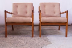 Pair of Ole Wanscher for France and Son "Senator" Chairs in Teak