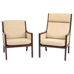 Pair of Ole Wanscher for Poul Jeppesens Møbelfabrik Lounge Chairs