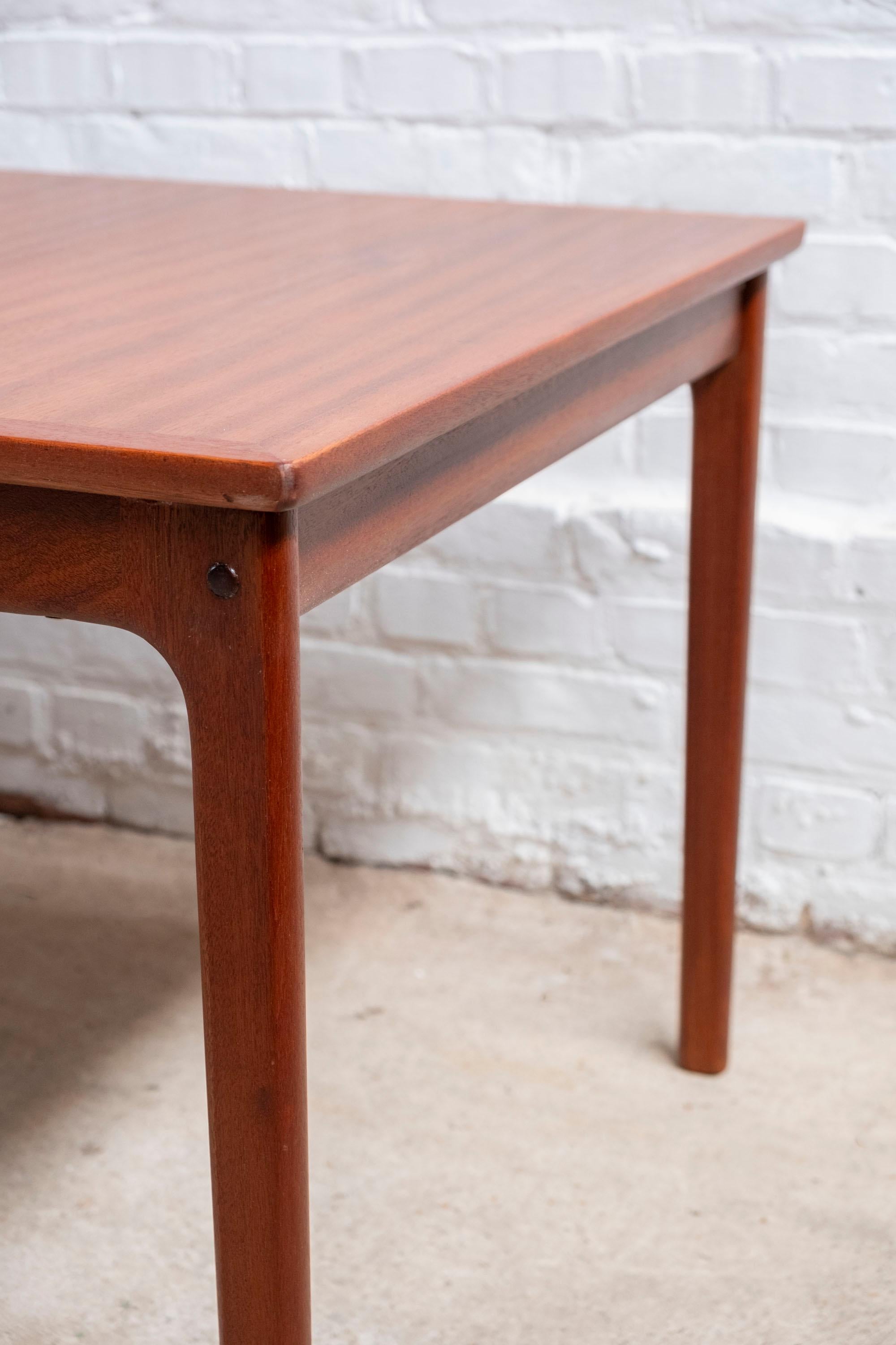 Pair of Ole Wanscher Side Tables in Mahogany, P. Jeppesen 1960s Denmark For Sale 1