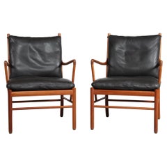 Pair of Ole Wanscher Vintage Colonial Chair PJ 149 by PJ Møbler 1990s