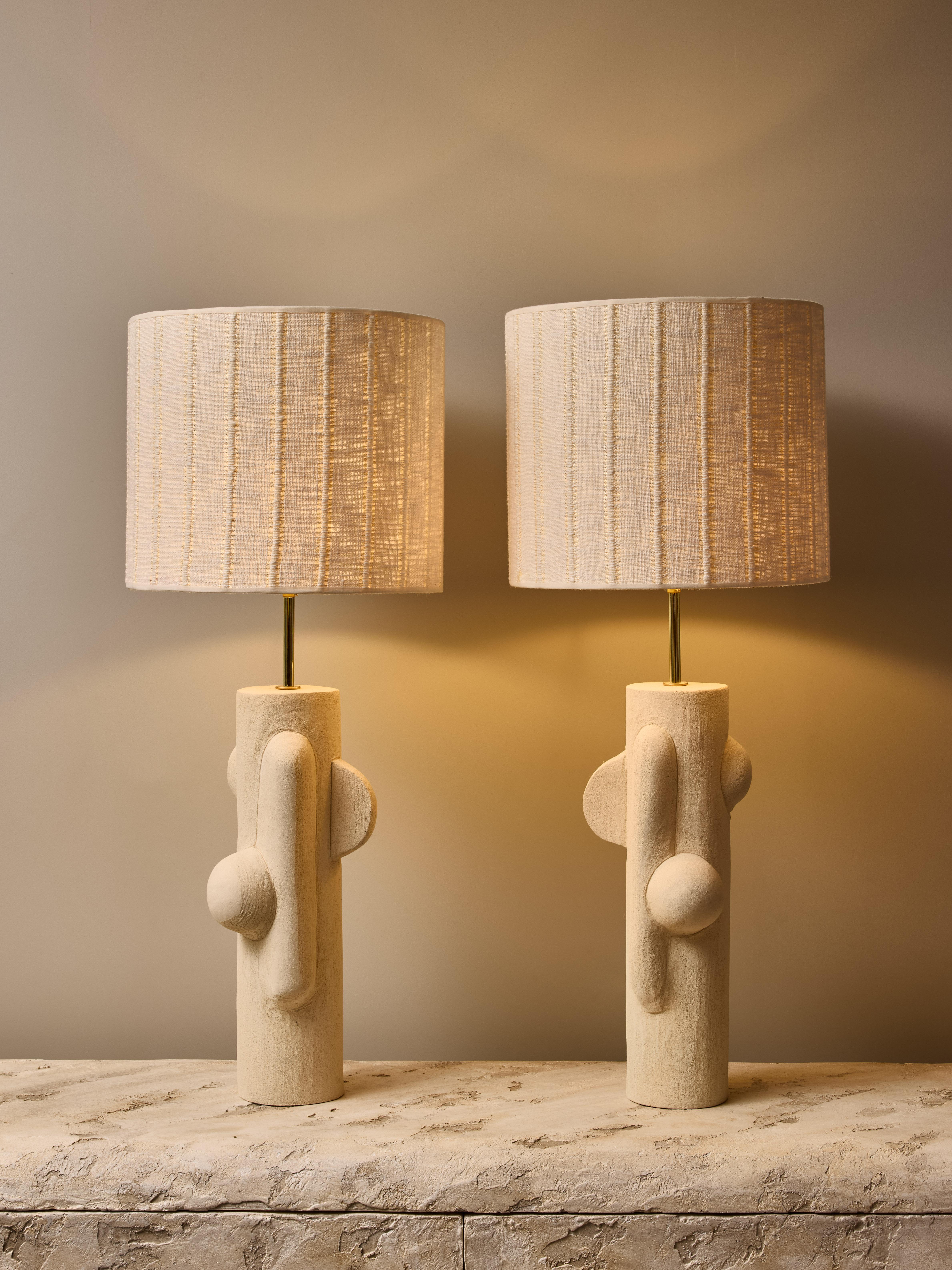 Moderne Paire de lampes de table Olivia Cognet en vente