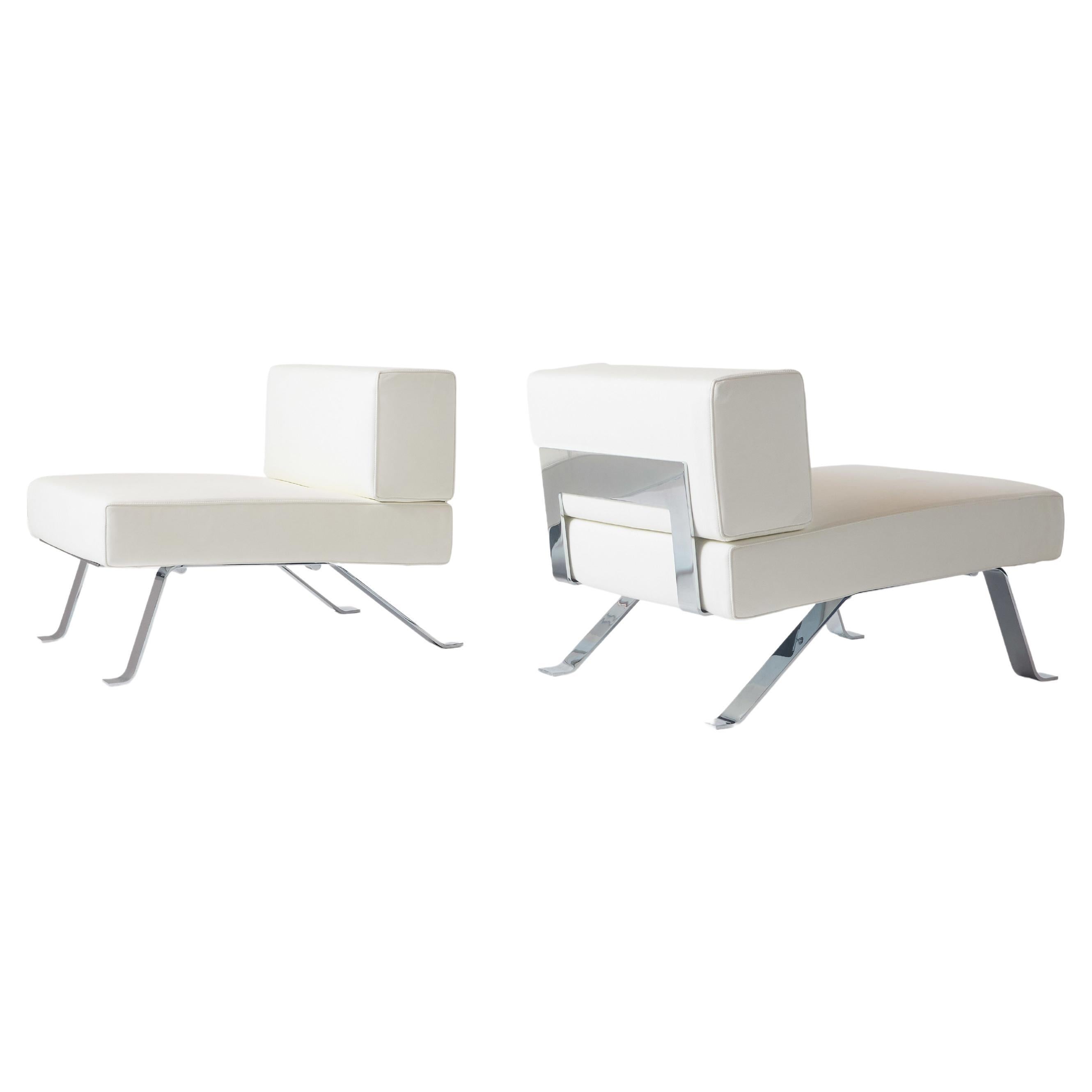 Pair of Ombra Lounge Chairs by Charlotte Perriand for Cassina For Sale