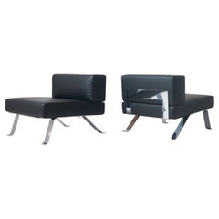 Pair of Ombra Lounge Chairs by Charlotte Perriand for Cassina