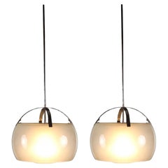 Paar Kronleuchter „Omega“ von Vico Magistretti für Artemide, Italien, 1962