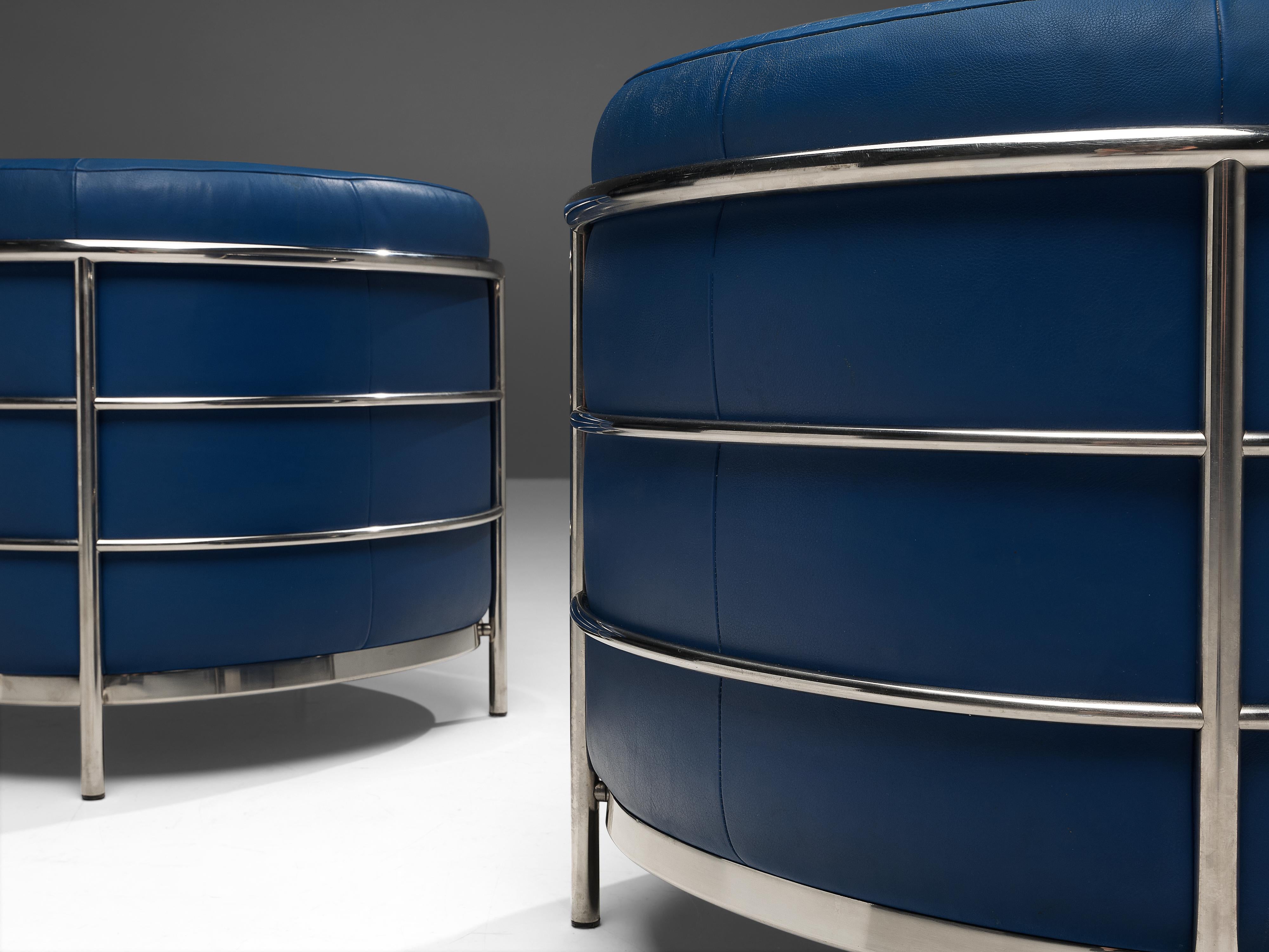 Late 20th Century De Pas D’Urbino and Lomazzi for Zanotta Pair of ‘Onda’ Lounge Chairs 