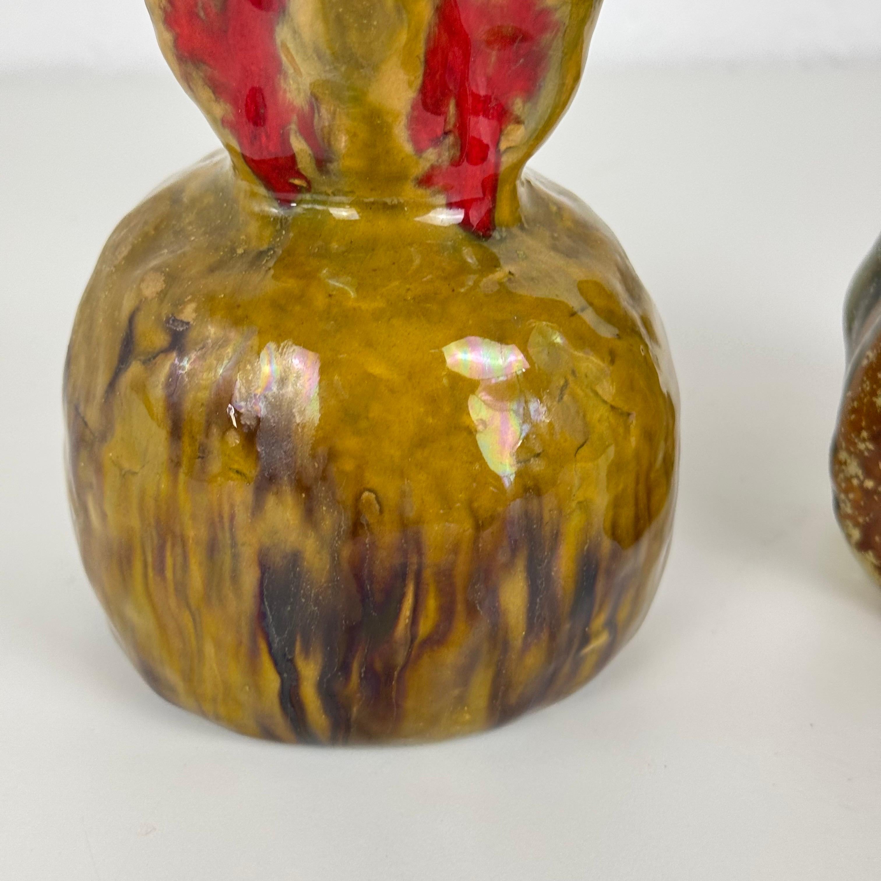 Zwei einzigartige skulpturale Keramikvasen von Pietro Melandri, Faenza, 1960er Jahre im Angebot 5