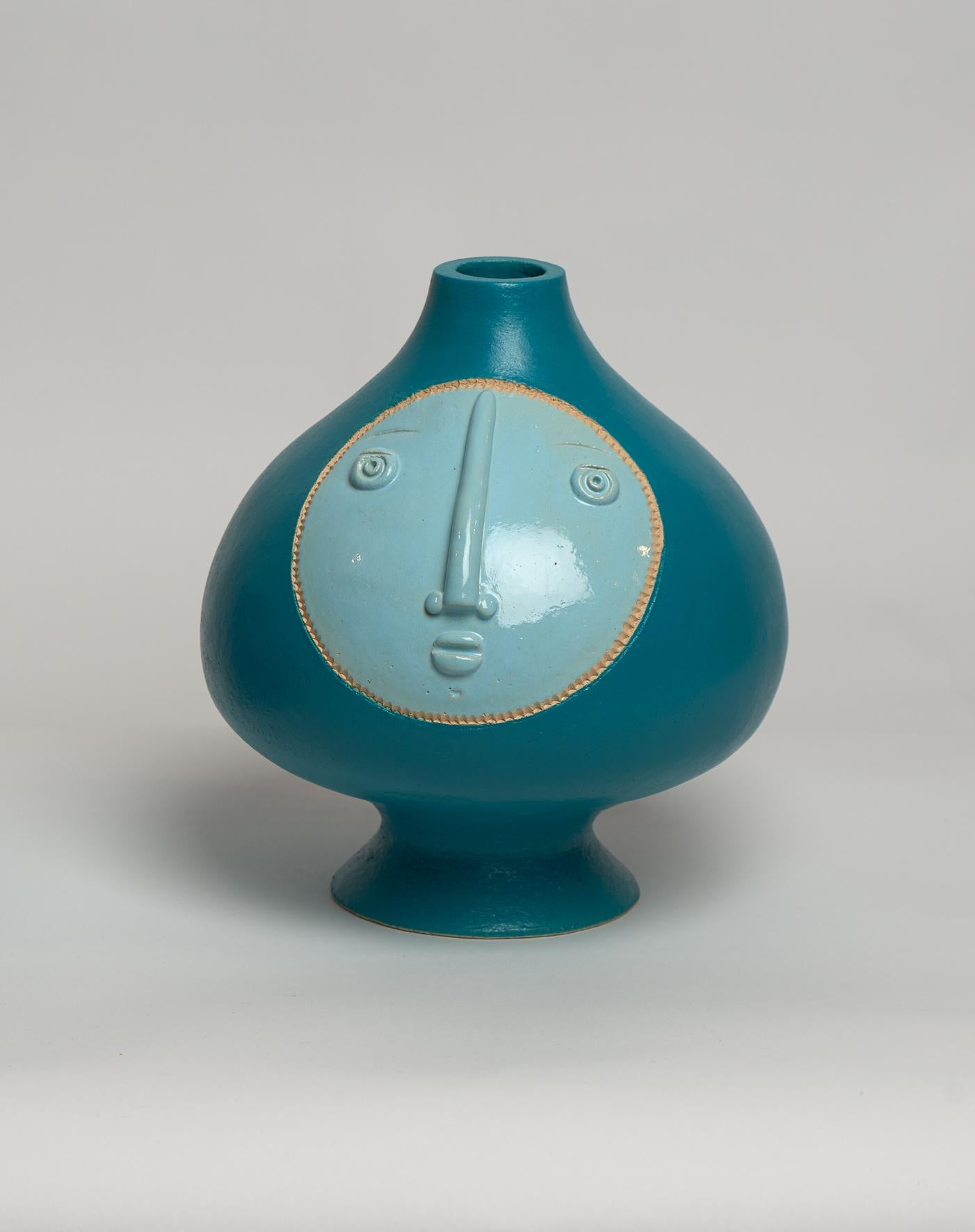 turquoise ceramic lamp base