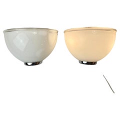 Coppia di lampade da parete ''Onfale'' disegnate da L. Vistosi per Artemide, Italia, anni '90