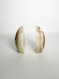 Pair of Onyx Bookends, France, 20th Century
