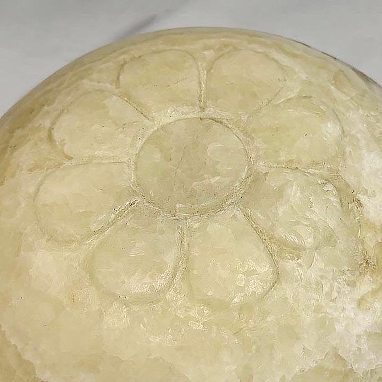 Paar Onyx-Leuchten, einzeln erhältlich (Mitte des 20. Jahrhunderts) im Angebot