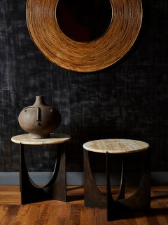 Pair of Onyx Pedestals by Studio Glustin