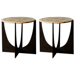 Pair of Onyx Pedestals