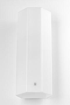 Coppia di applique in vetro opalino di Peill & Putzler, Germania