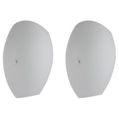 Pair of Opal Glass Wall Sconces by Peill & Putzler, Germany