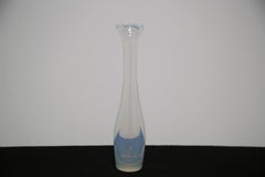 Pair of Opalescent Glass Vases ‘Selena’ by Sven Palmqvist, Orrefors, 1950s