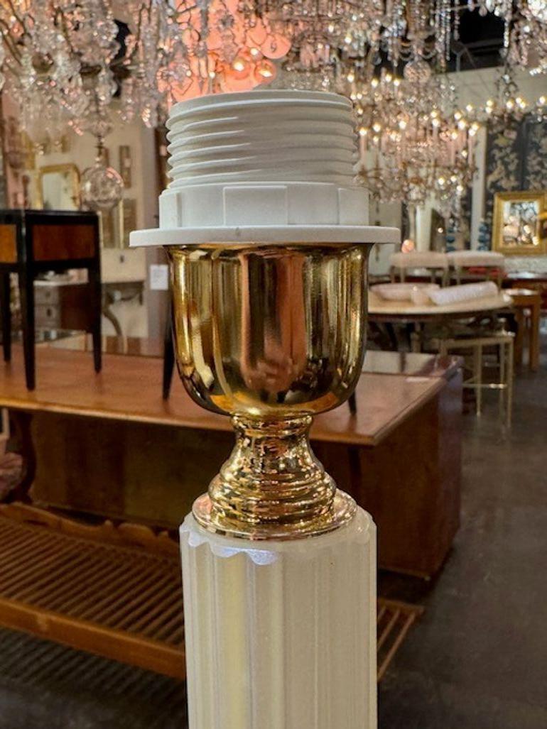 Pareja de lámparas de cristal de Murano opalescente en Bueno estado para la venta en Dallas, TX