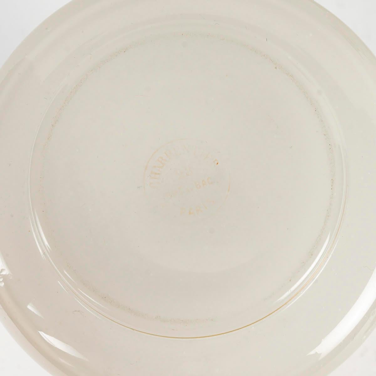 Coppia di bottiglie opaline, XIX secolo, periodo Napoleone III. in vendita 1