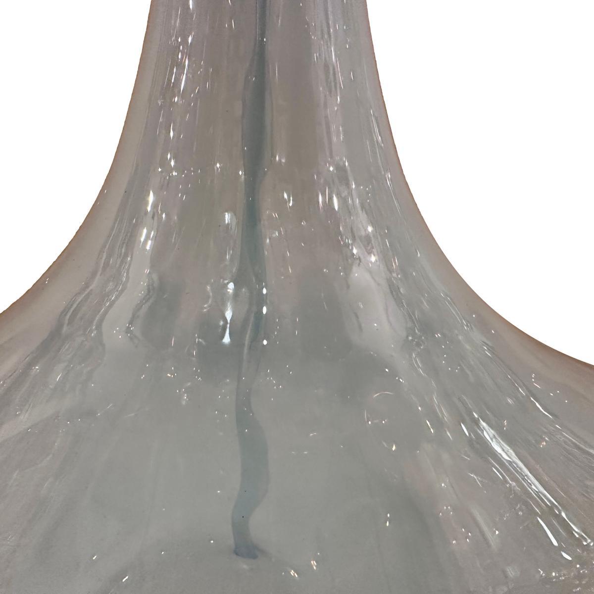 Paar Opaline Murano-Lampen im Zustand „Gut“ im Angebot in New York, NY