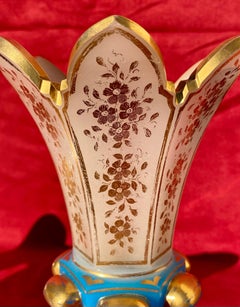 Pair of Opaline Vases, 19th Century