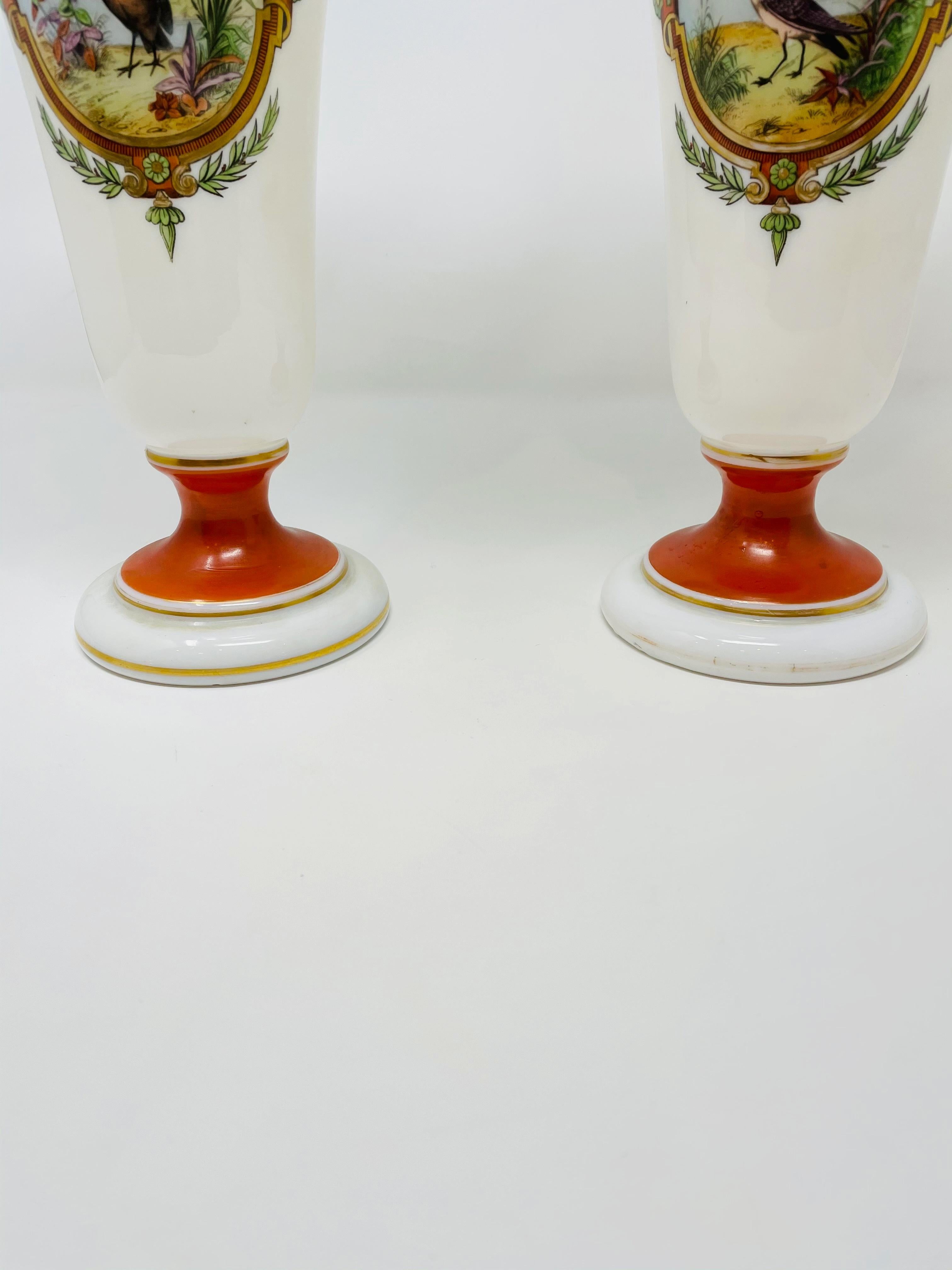 Pair of Opaline Vases, French, circa 1880 In Good Condition In Brussels, BE