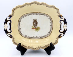 Pair of "Opaque Granite China" Sweetmeats, circa 1834-54 by William Ridgway