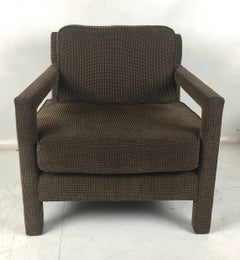 Pair of Open-Arm Parsons Club Chairs