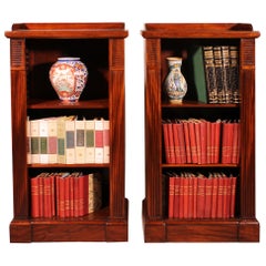 Pair of Open Bookcases from the Beginning of the 19th Century, William IV