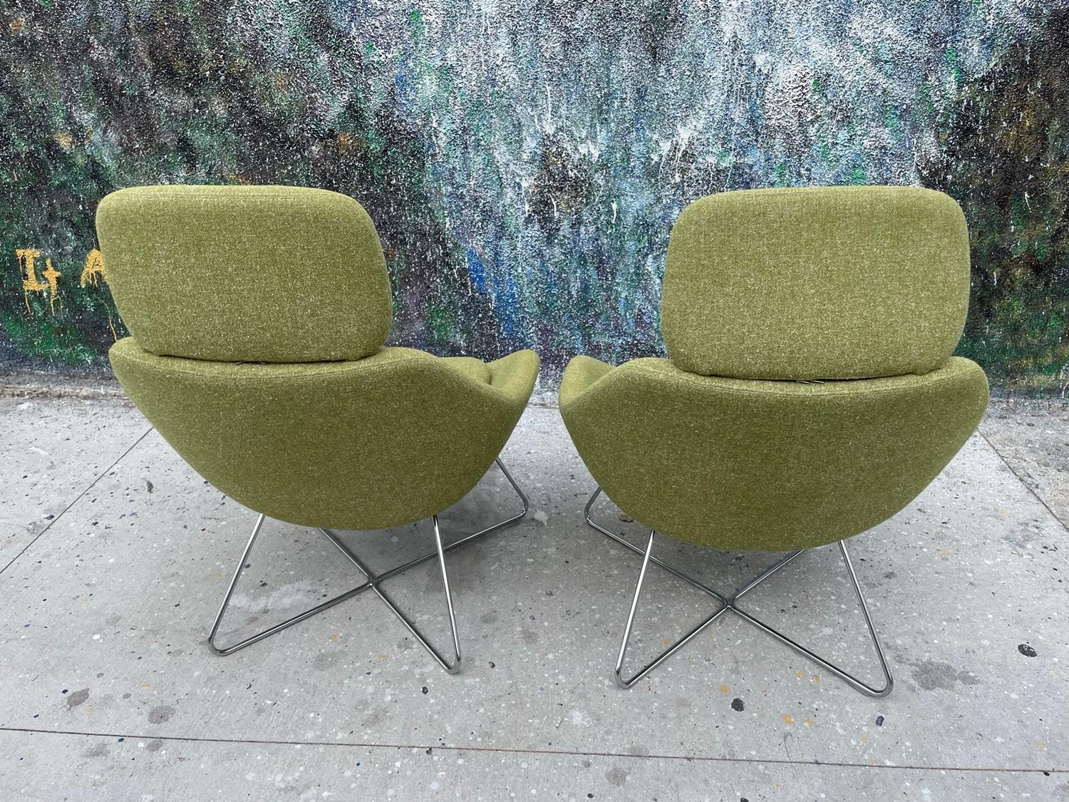 Pair of Open Lounge Chairs by Pearson Lloyd for Allermuir 3