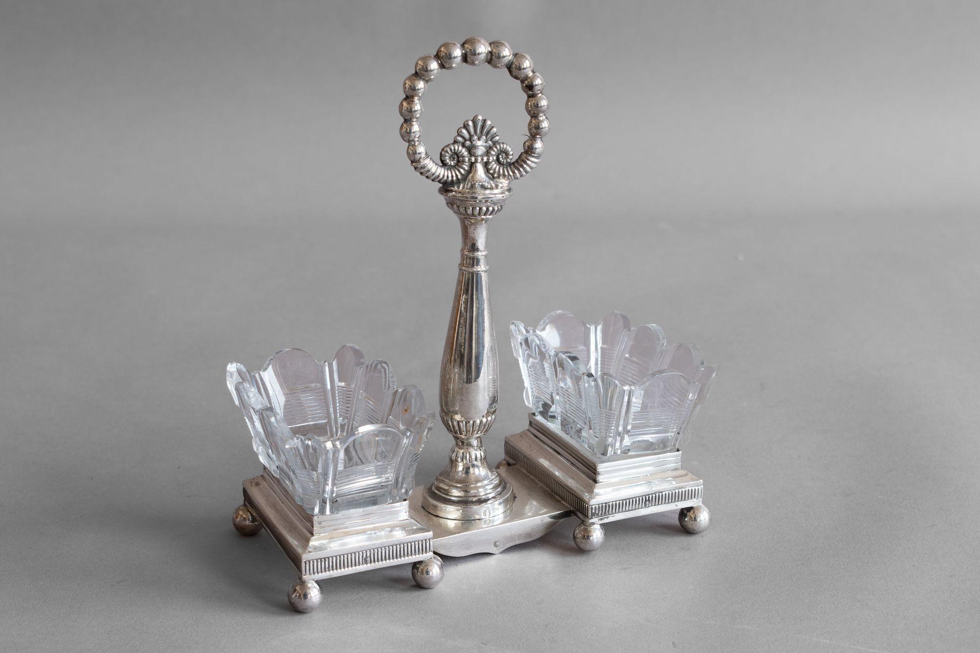 Edwardian Pair of Open Salts For Sale