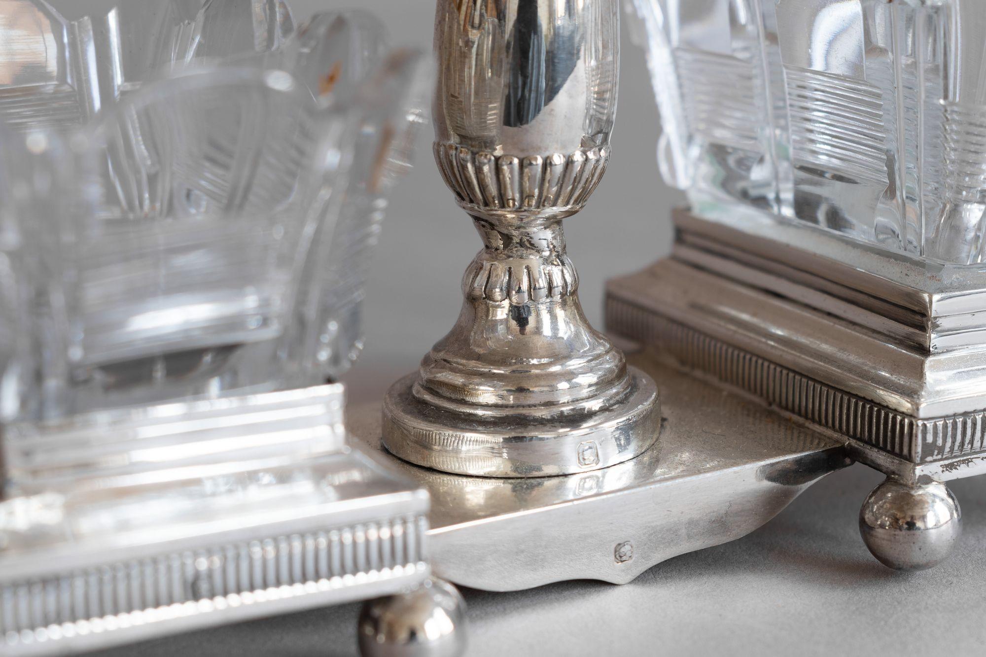 Late 19th Century Pair of Open Salts For Sale