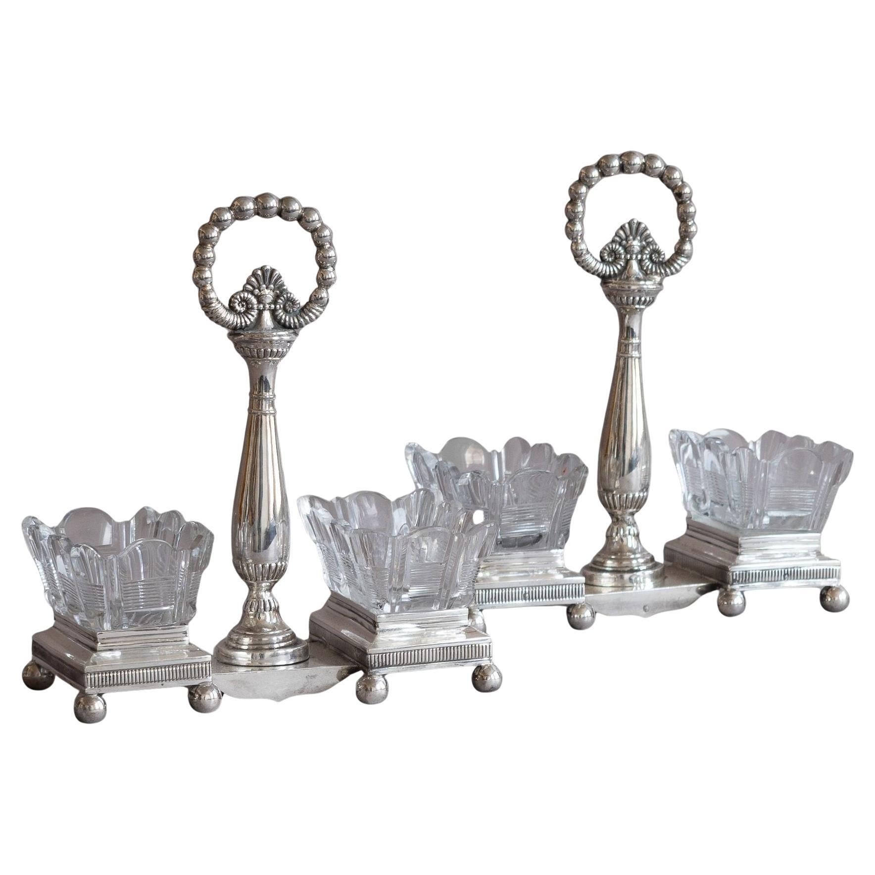 Pair of Open Salts For Sale