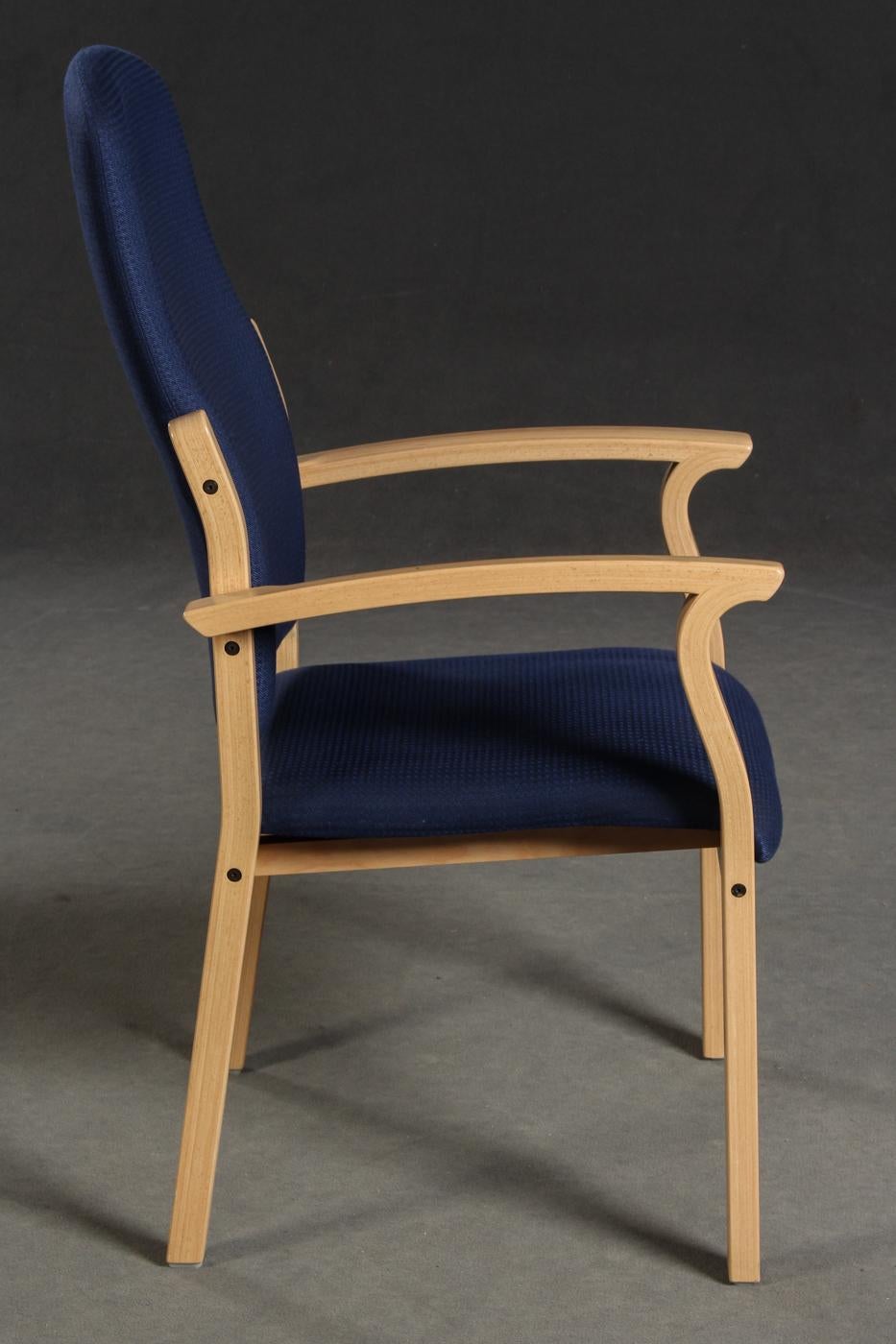 Modern Pair of Opus High Back Armchairs by Brunner for Brunner Werk Design For Sale
