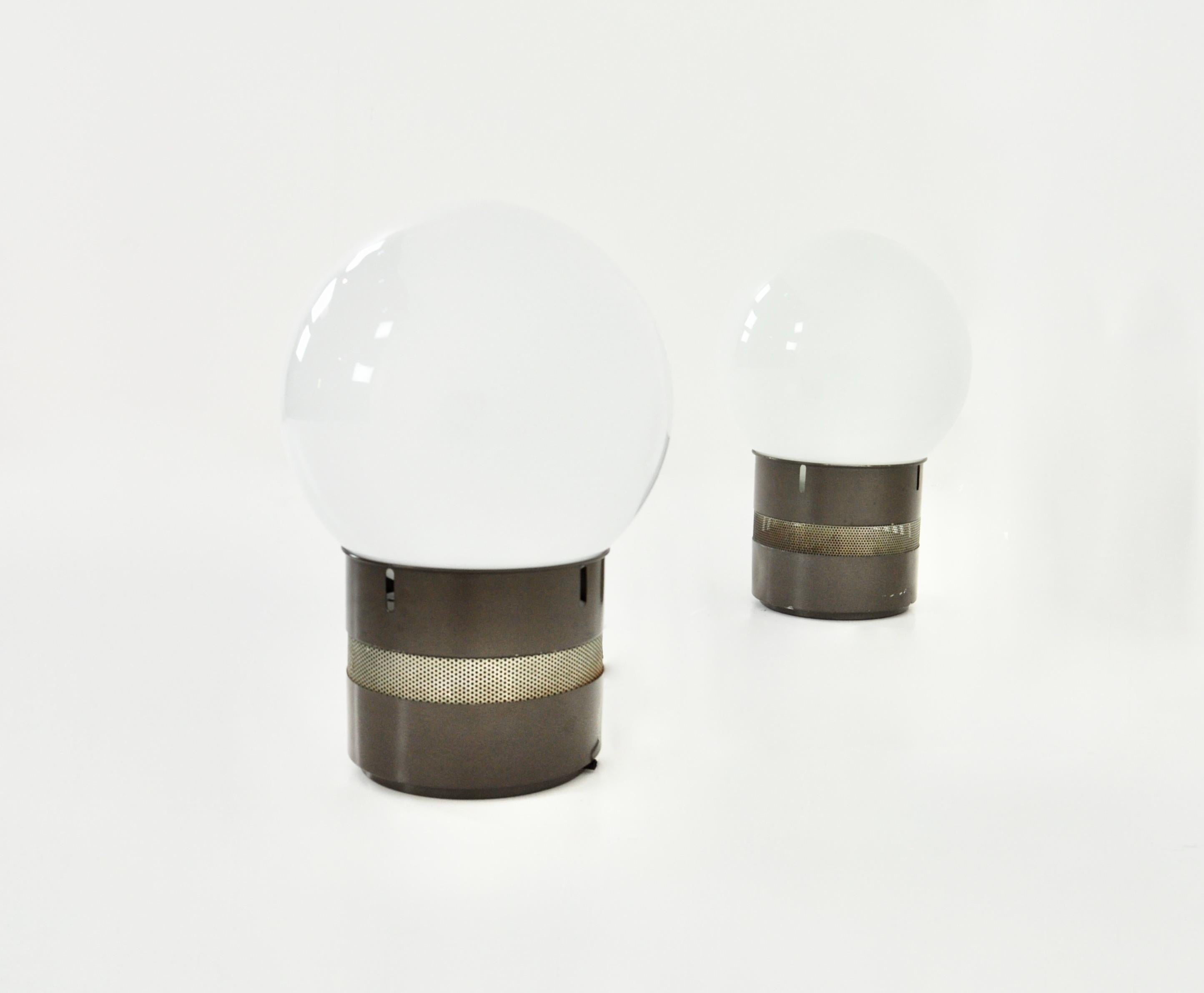 Milieu du XXe siècle Paire de lampes de table Oracolo de Gae Aulenti pour Artemide, 1969 en vente
