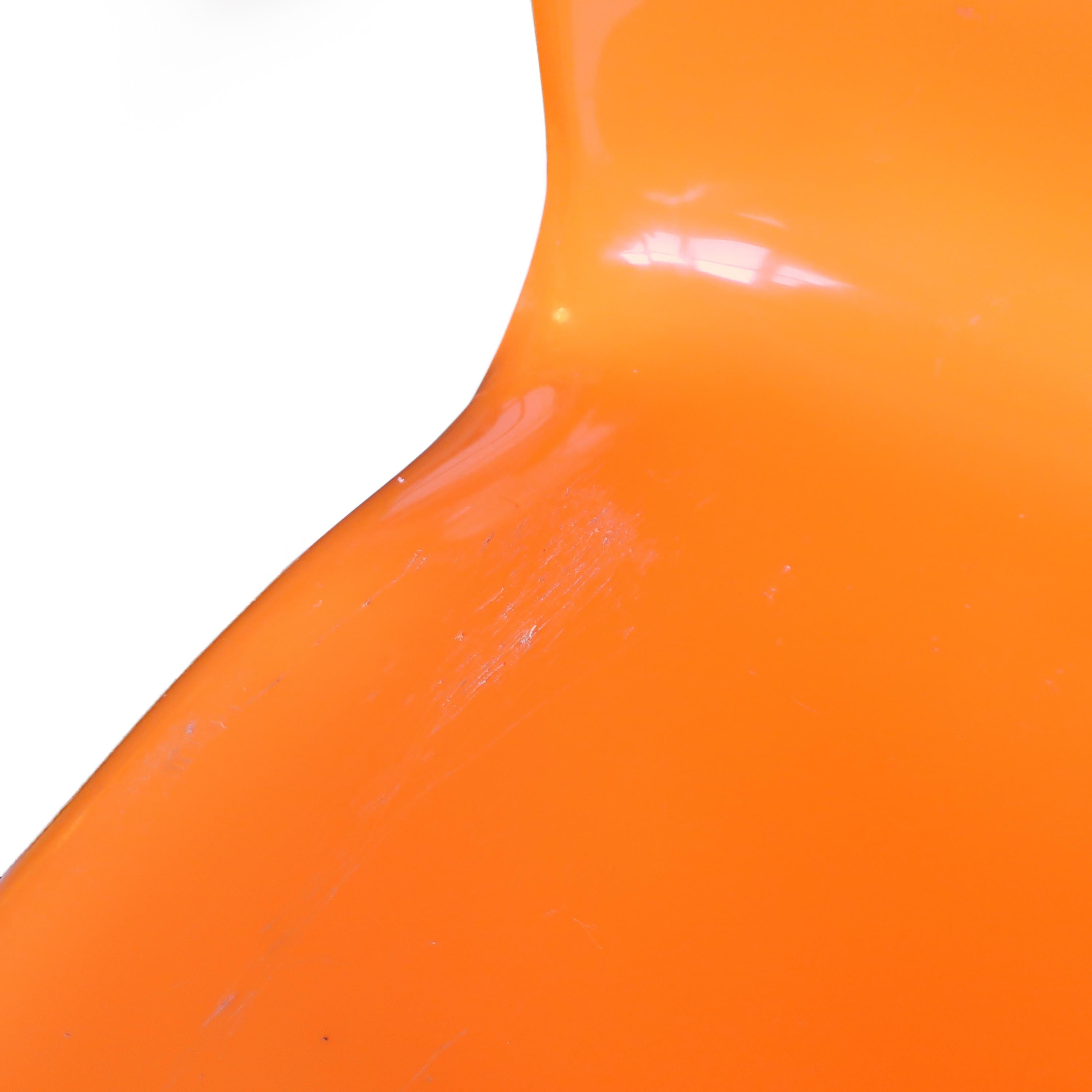 Pareja de sillas columpio SM 400 naranjas de Gerd Lange para Drabert siglo XX en venta
